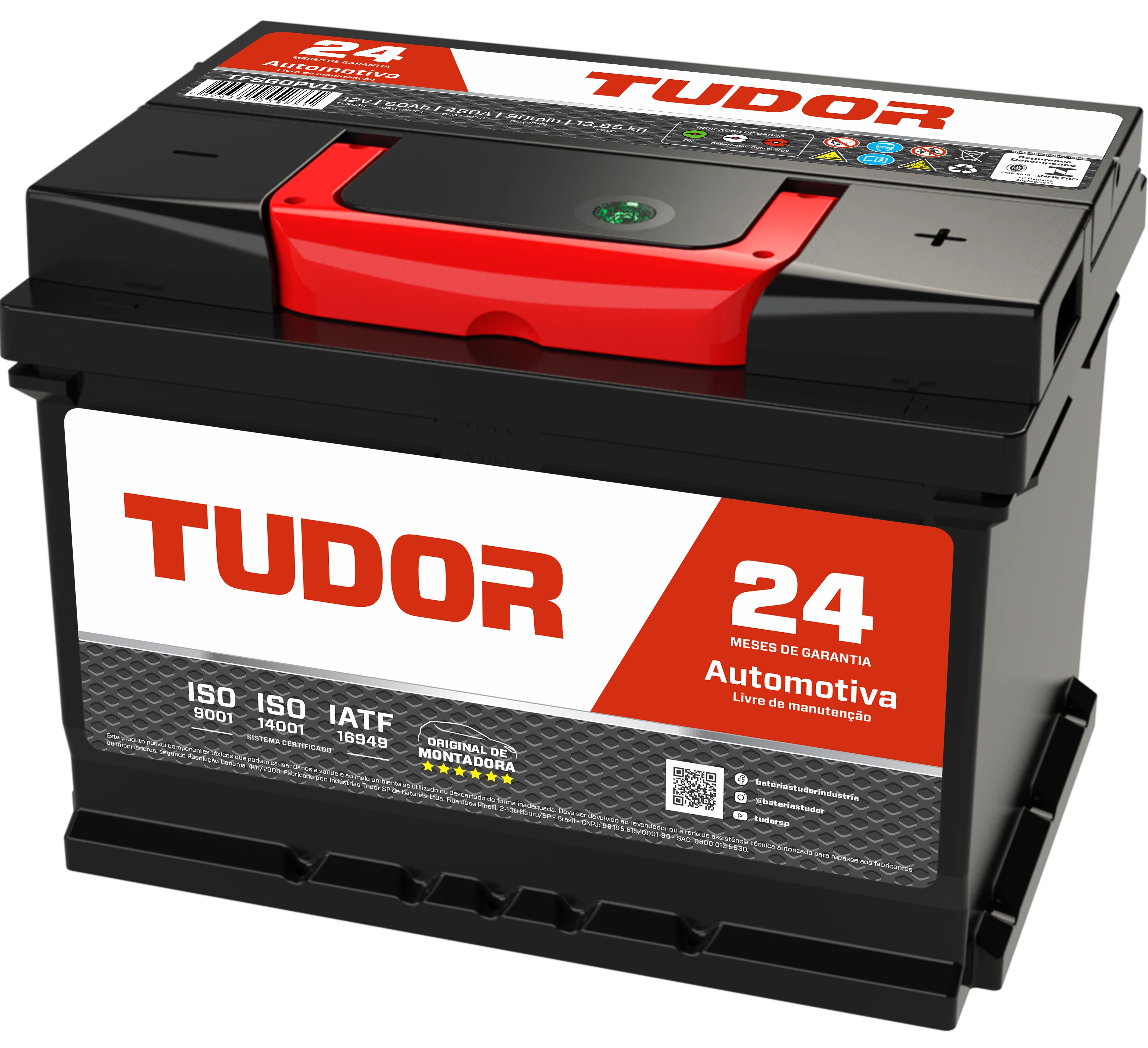 Bateria Tudor leve